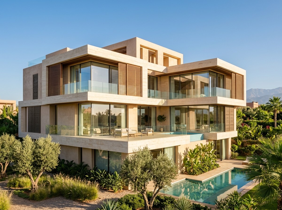 Architecture contemporaine lumineuse au Maroc — ABK Plus SARLAU